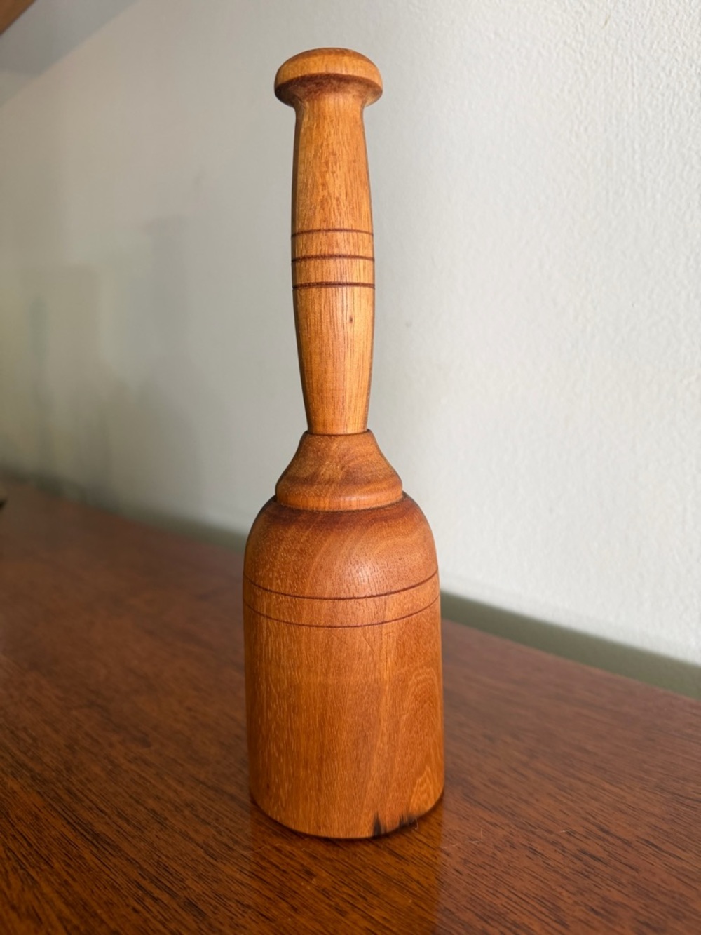 Antique Primitive Wood Pestle Masher Mallet
